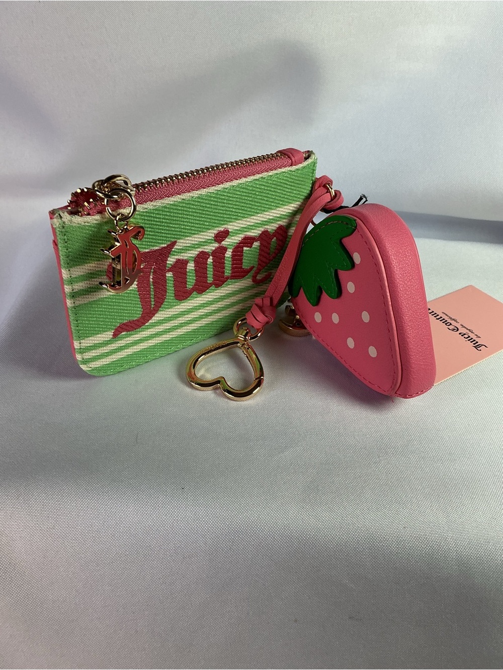 ★ Juicy Couture Juicy Paradise Strawberry Coin Purse & Card Holder NWT
